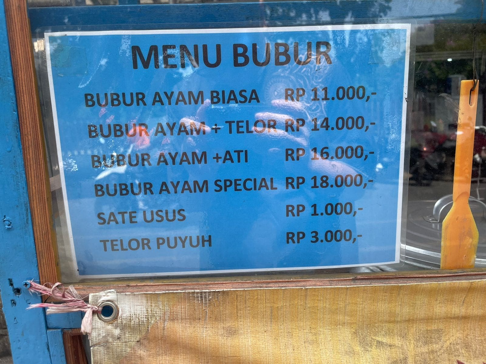 menu bubur Telkom University