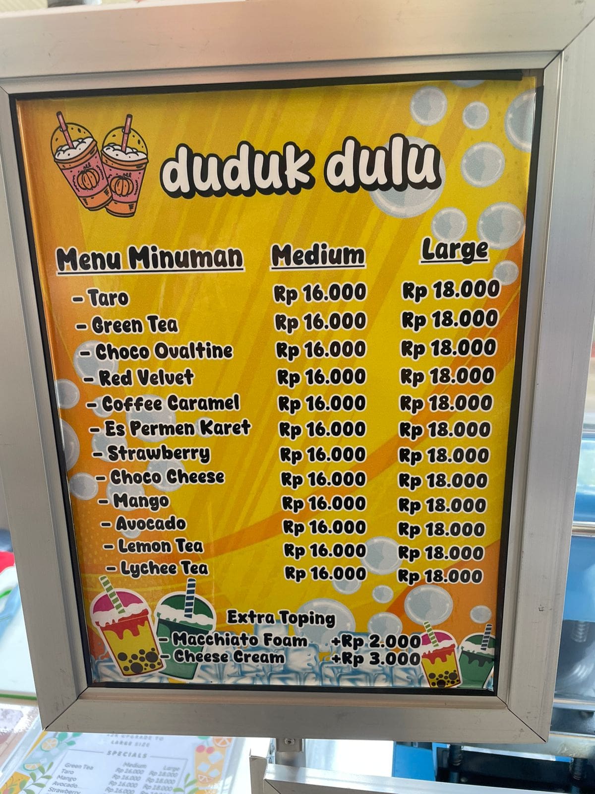 menu duduk dulu telkom University